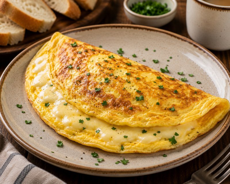 Omlet sa sirom